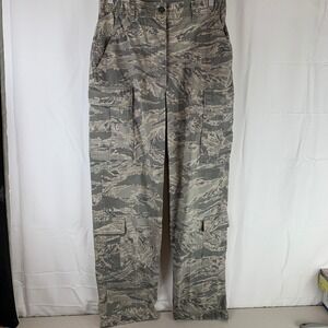 Bethel Industries Utility Cargo Pants Womens 12R Grey Digital Camo Air Force ABU